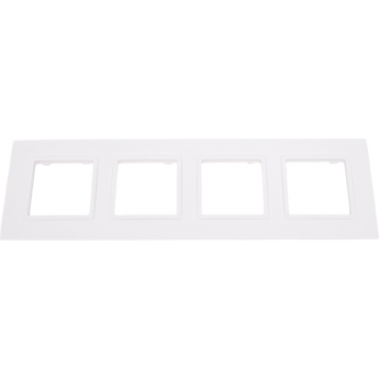 Рамка 4-м ЭРА ELEGANCE CLASSIC 14-5014-01 белый Рамка 4-м ЭРА ELEGANCE CLASSIC 14-5014-01 белый