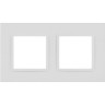 Рамка для розеток и выключателей ЭРА ELEGANCE Б0065824 14-5012-01М Classic на 2 поста матовый белый B0065824