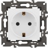 Розетка ЭРА ELEGANCE Б0065800 14-2101-01М 2P+E Schuko 16А-250В матовый белый
