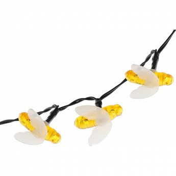 Садовая гирлянда ЭРА ERASG024-03 ПЧЕЛКИ на солнечной батарее 5,8 м Садовая гирлянда ЭРА ERASG024-03 ПЧЕЛКИ на солнечной батарее 5,8 м