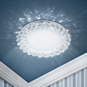 Светильник ЭРА DK84 CH/WH под лампу GX53 220V 13W хром/прозрачный Светильник ЭРА DK84 CH/WH под лампу GX53 220V 13W хром/прозрачный