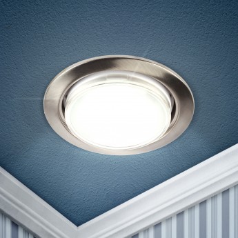 Светильник ЭРА KL35 SN /1 под лампу GХ53 220V 13W сатин никель Светильник ЭРА KL35 SN /1 под лампу GХ53 220V 13W сатин никель