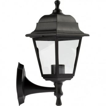 Светильник садово-парковый ЭРА НБУ 04-60-001 ЛЕДА настенный четырехгранный черный Е27 Светильник садово-парковый ЭРА НБУ 04-60-001 ЛЕДА настенный четырехгранный черный Е27