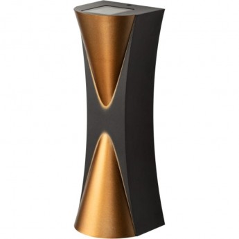 Светильник светодиодный ЭРА Б0054422 WL43 BK+GD 6Вт 3500К для интерьера/фасадов IP54 черный/золото Светильник светодиодный ЭРА Б0054422 WL43 BK+GD 6Вт 3500К для интерьера/фасадов IP54 черный/золото