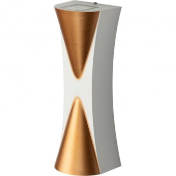 Светильник светодиодный ЭРА Б0054423 WL43 WH+GD 6Вт 3500К для интерьера/фасадов IP54 белый/золото Светильник светодиодный ЭРА Б0054423 WL43 WH+GD 6Вт 3500К для интерьера/фасадов IP54 белый/золото