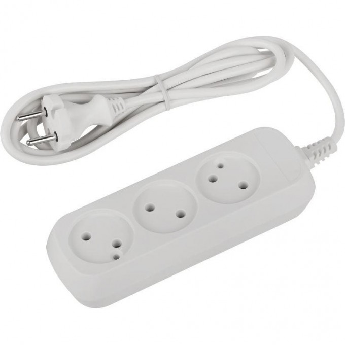 Удлинитель электрический ЭРА UDL-10-315 Greenline 3 розетки без заземления 1.5м ПВС 2х0.75кв.мм B0065048