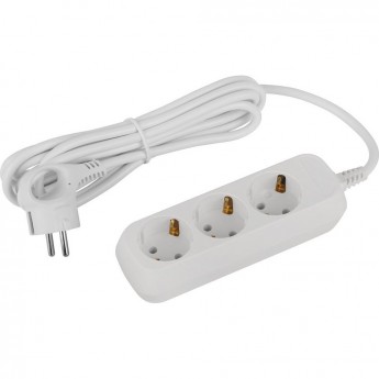 Удлинитель электрический ЭРА UDL-10-330-E Greenline 3 розетки с заземлением 3м ПВС 3х0.75кв.мм