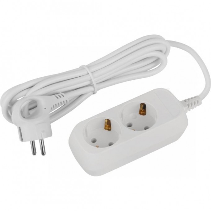 Удлинитель электрический ЭРА UDL-16-230-E Greenline 2 розетки с заземлением 3м ПВС 3х1кв.мм B0065065