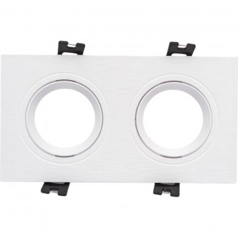 Встраиваемый светильник декоративный ЭРА KL92-2 WH MR16/GU5.3 белый пластиковый Встраиваемый светильник декоративный ЭРА KL92-2 WH MR16/GU5.3 белый пластиковый