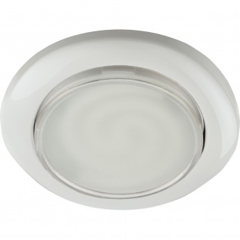 Встраиваемый светильник ЭРА KL35 WH под лампу GX53 (б/к) 220V 15W белый Встраиваемый светильник ЭРА KL35 WH под лампу GX53 (б/к) 220V 15W белый