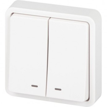 Выключатель ЭРА ЭКСПЕРТ 11-1525-01 с подсветкой IP55 10АХ-250В СУ белый