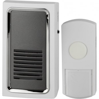 Звонок дверной ЭРА C96 беспроводной от сети 6 мелодий белый с черным Звонок дверной ЭРА C96 беспроводной от сети 6 мелодий белый с черным